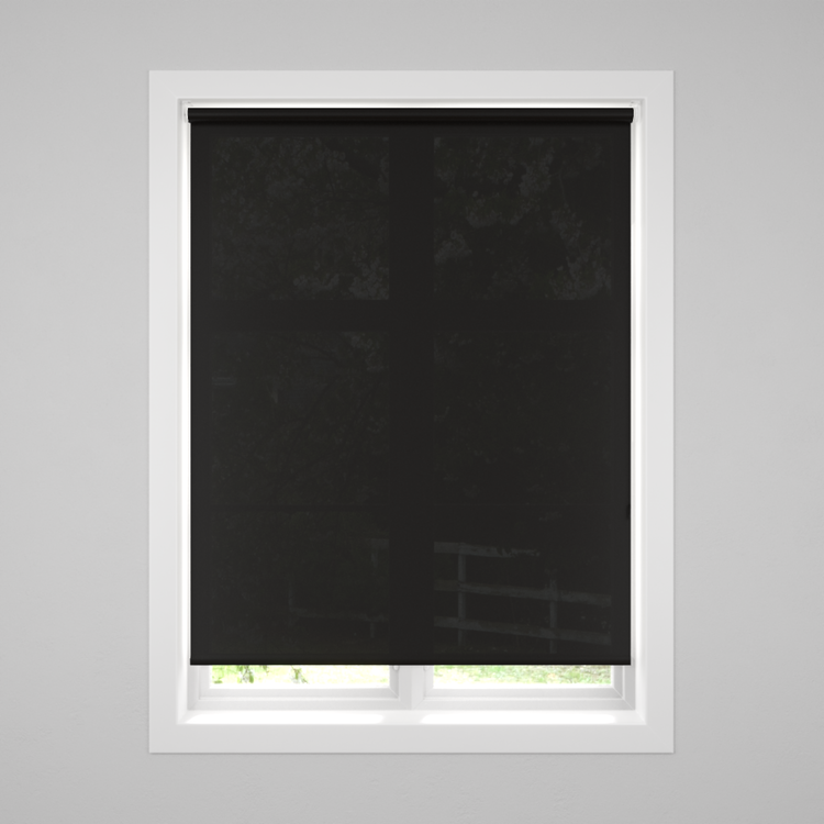 1% Black Roller Shade