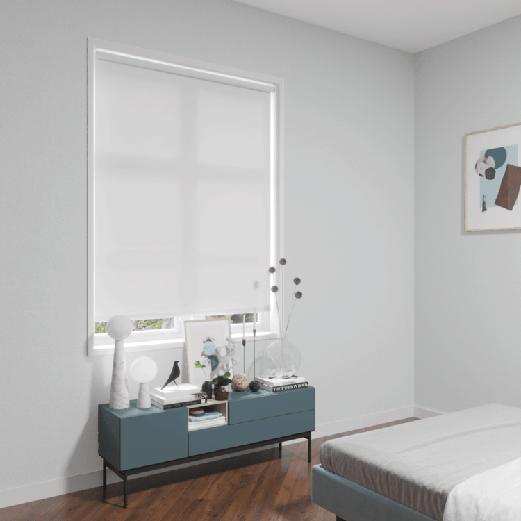 1% White Roller Shade