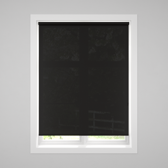1% Black Roller Shade