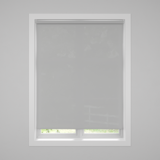 1% Grey White Roller Shade